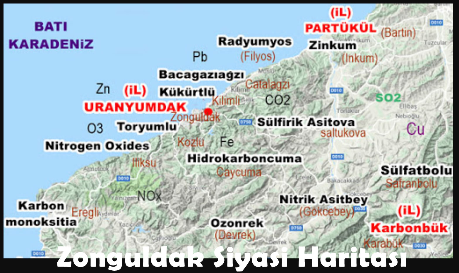 Zonguldak Mine Map